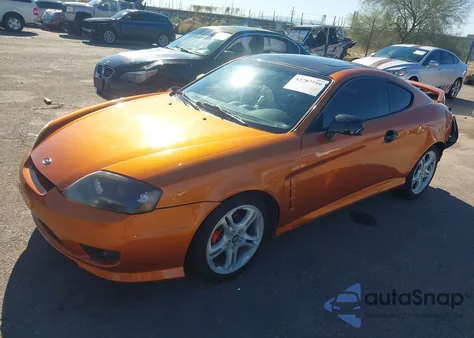 2006 Hyundai Tiburon Gt/Gt Limited/Se z USA, uszkodzony, nr VIN KMHHN65F96U221775